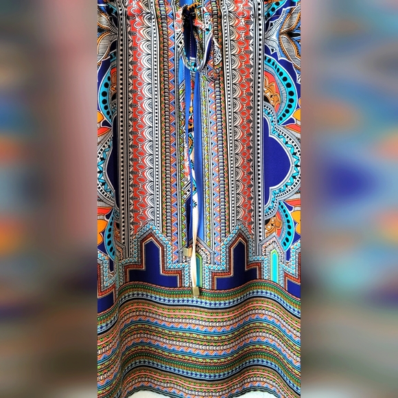 Size 4 Lucy and Laurel summer boho dress. - Picture 4 of 10